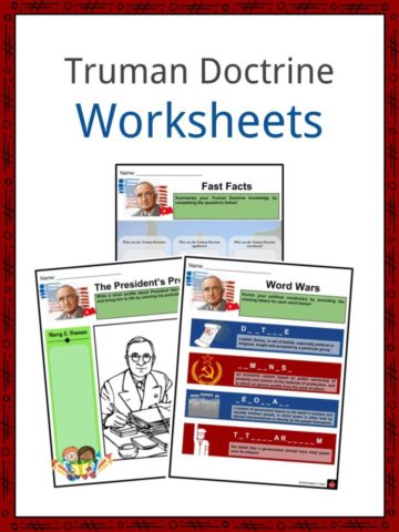 Truman Doctrine Worksheets