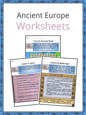 Ancient Europe Worksheets