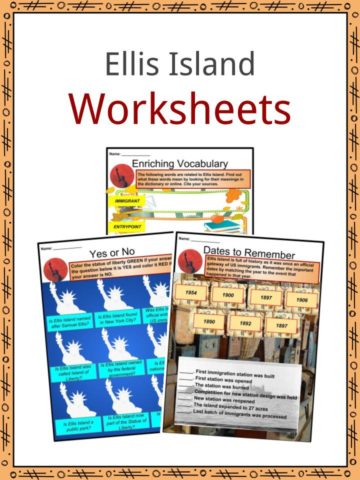 Ellis Island Worksheets