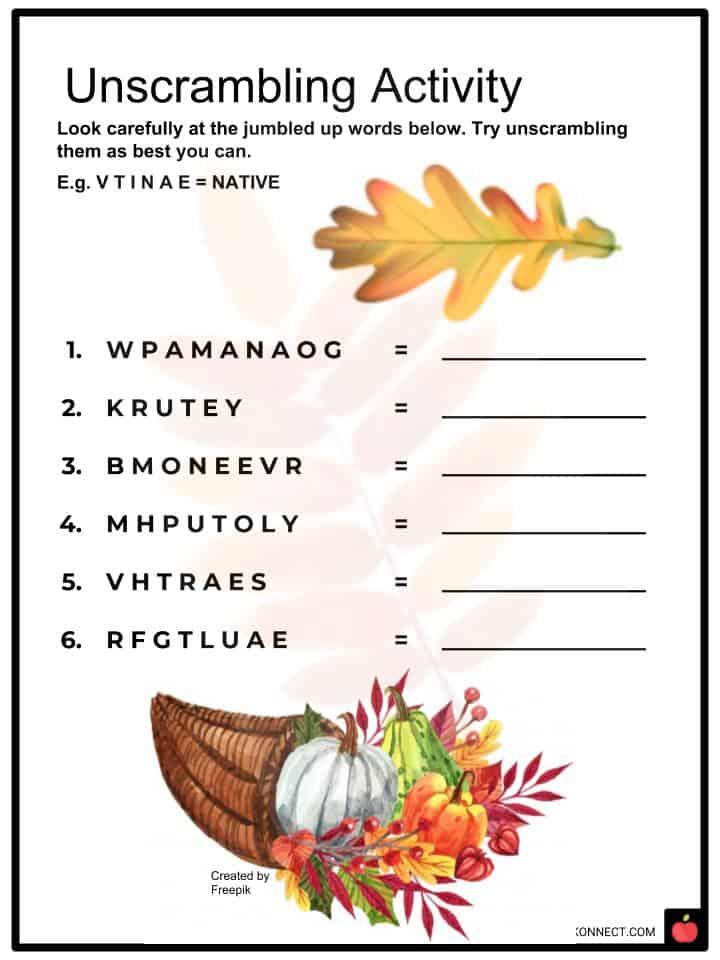 history-of-thanksgiving-facts-worksheets-origins-misconception-kids
