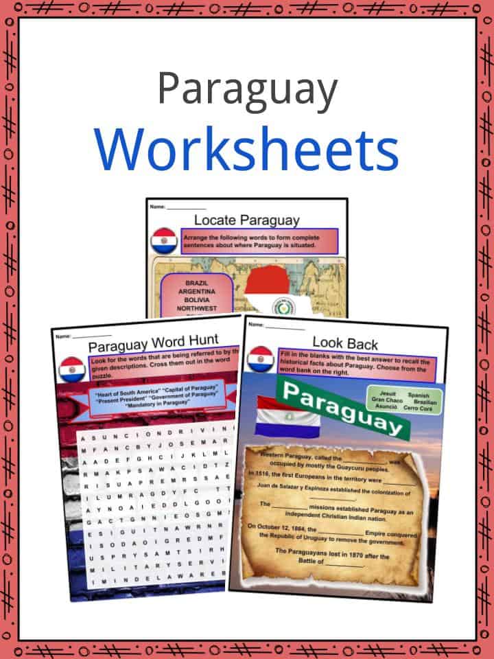 Paraguay Worksheets