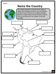 South America (Continent) Facts,Worksheets, Countries & History For Kids