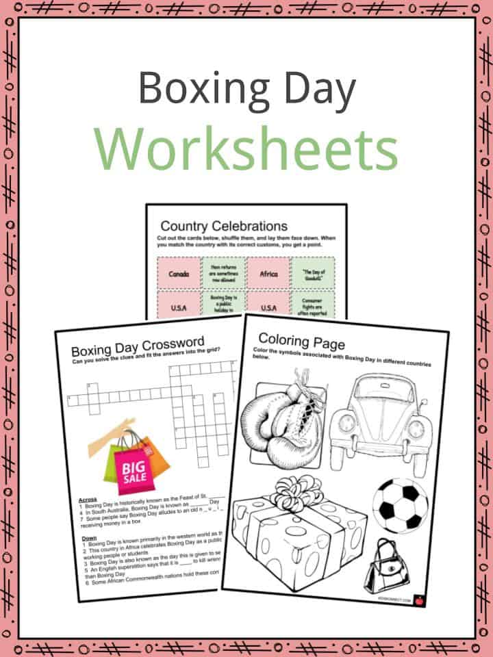 Boxing Day Facts, Worksheets, History, Origins & Celebrations For Kids