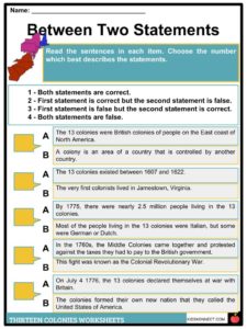 13 Colonies Reasons For Settlement Chart