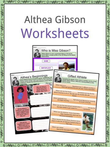 Althea Gibson Worksheets