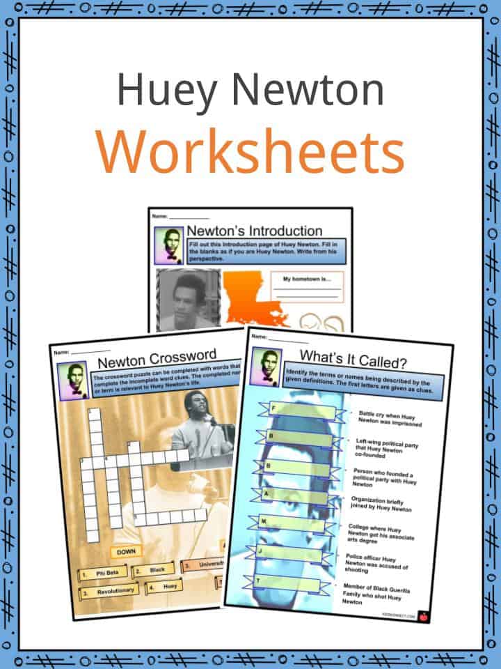 Huey Newton Worksheets