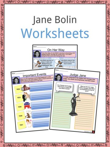 Jane Bolin Worksheets
