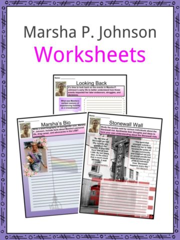 Marsha P. Johnson Worksheets