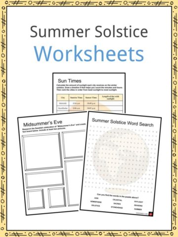 Summer Solstice Worksheets