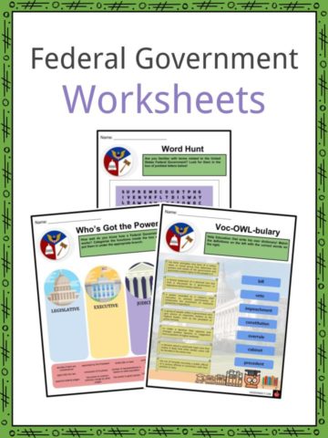 Federal Government Worksheets