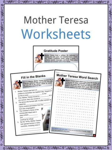 Mother Teresa Worksheets