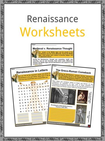 Renaissance Worksheets