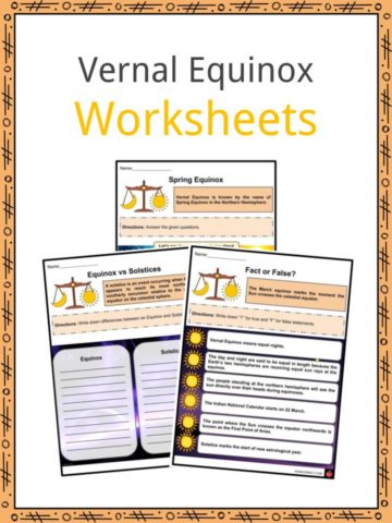 Vernal Equinox Worksheets