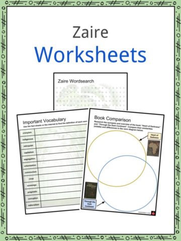 Zaire Worksheets