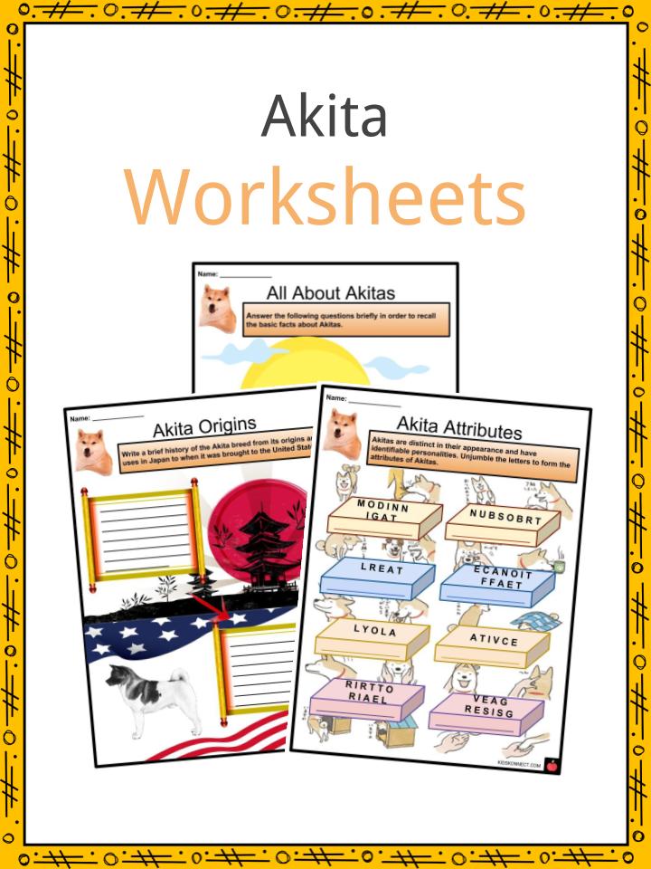 Akita Worksheets