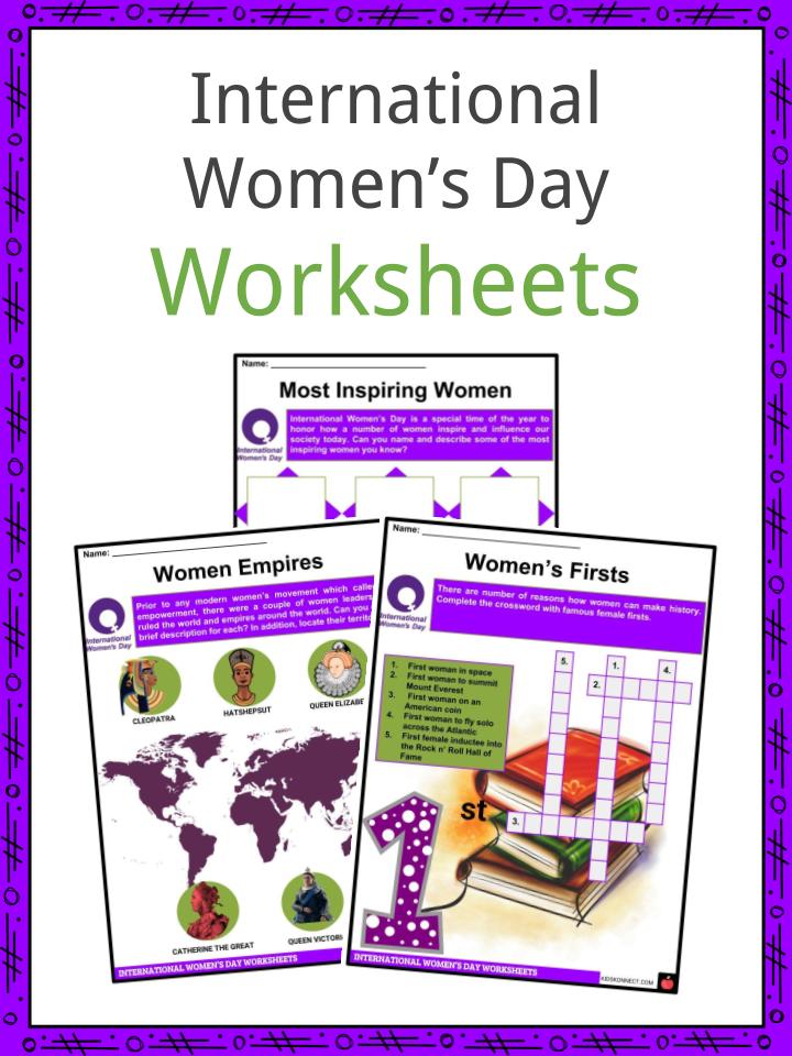 International Women's Day Worksheets