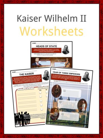 Kaiser Wilhelm II Worksheets