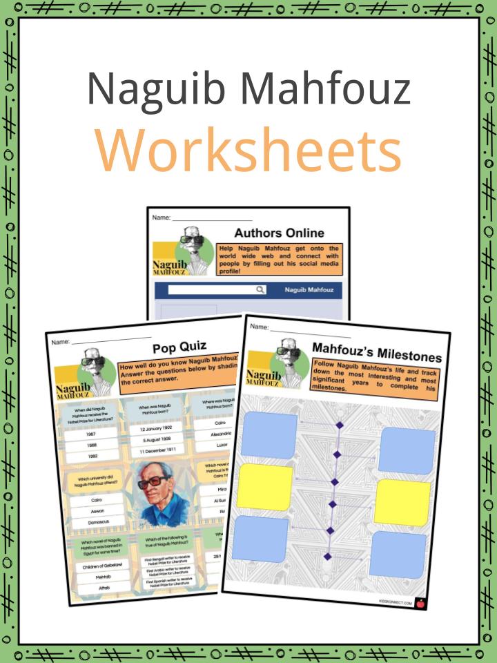 Naguib Mahfouz Worksheets
