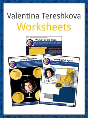 Valentina Tereshkova Worksheets