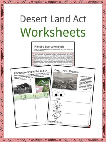 Desert Land Act Worksheet