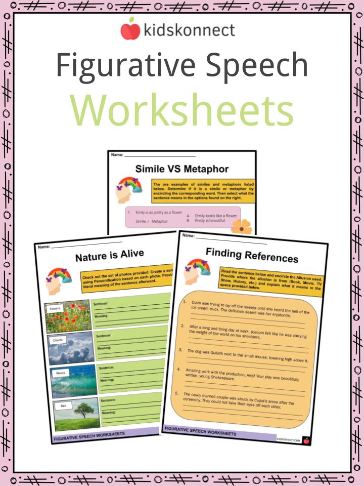 Figurative Speech Worksheets