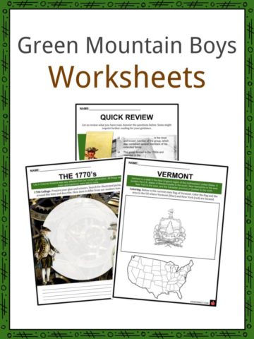 Green Mountain Boys Worksheets