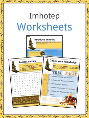 Imhotep Worksheets