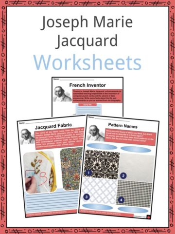 Joseph Marie Jacquard Worksheets
