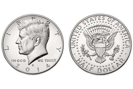 KILLER WHALE JFK Kennedy Half Dollar U.S Colorized Coin 