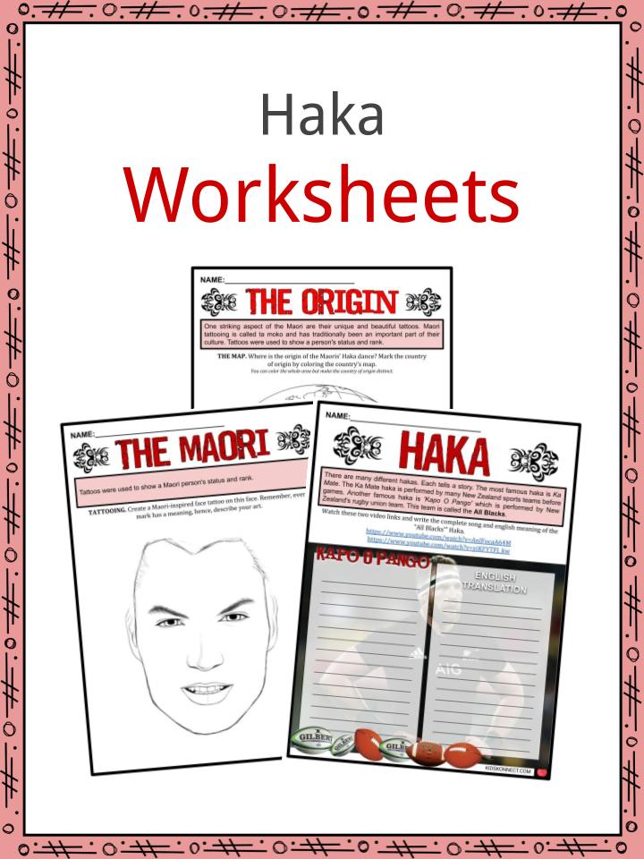 haka facts worksheets origins haka dances maori people for kids