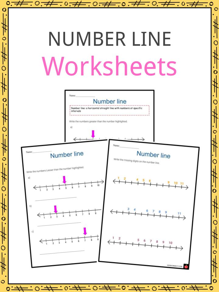 Number Line Worksheets