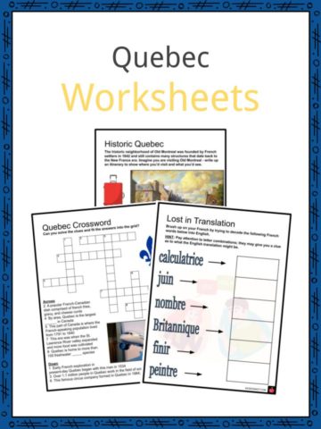 Quebec Worksheets