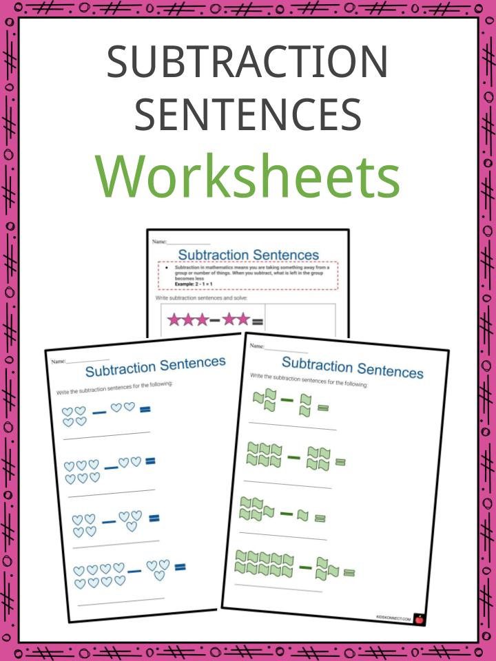 Number Sentence Superstar Addition Worksheet Education Com Addition Sentences Worksheets K5