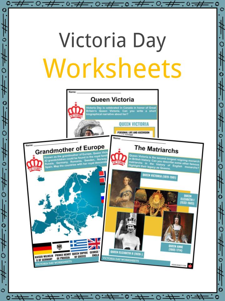 Victoria Day Facts,Worksheets & About Queen Victoria For Kids