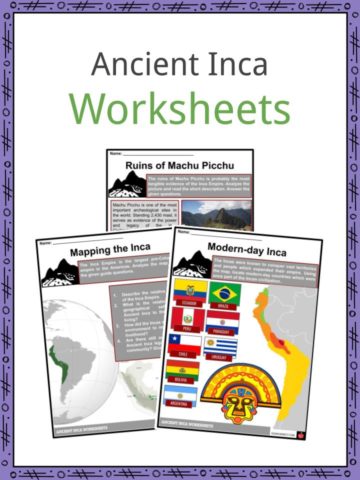 Ancient Inca Worksheets