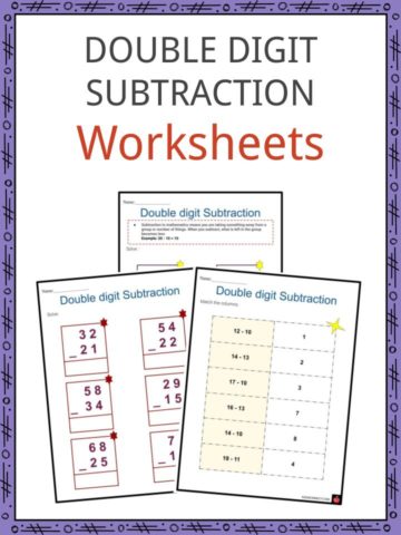 Double Digit Subtraction Worksheets