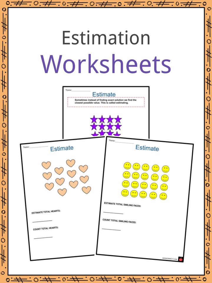  Estimation Worksheet 2nd Grade