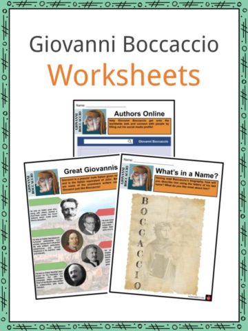 Giovanni Boccaccio Worksheets
