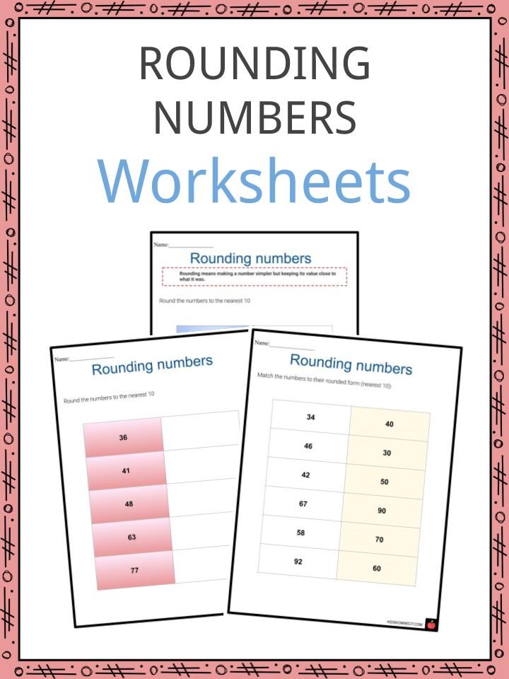 rounding numbers worksheets what is how examples