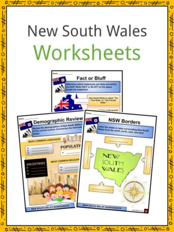 New South Wales Worksheets