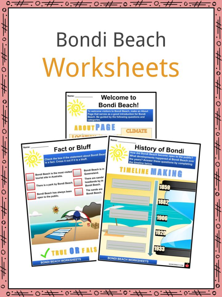 Bondi Beach Worksheets