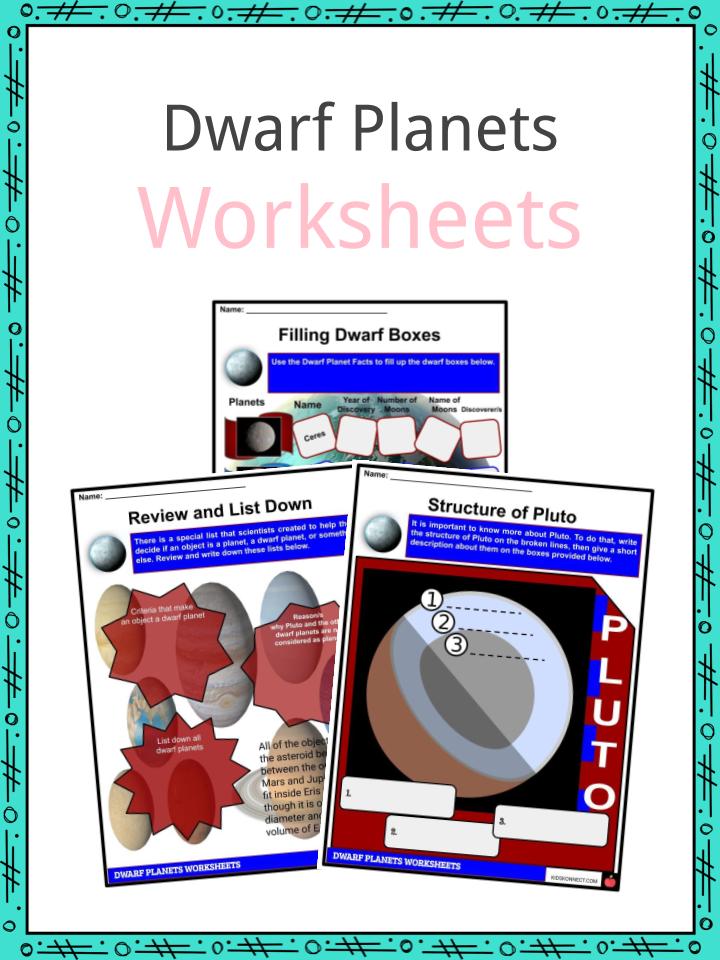 Dwarf Planets Worksheet