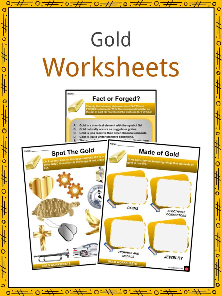 Gold Worksheets