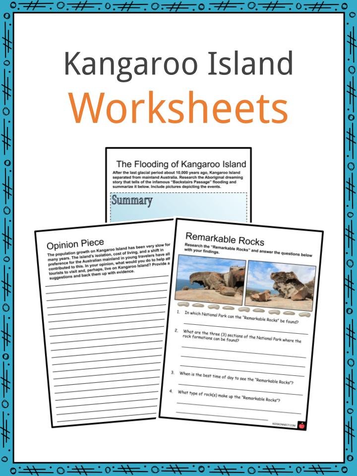 Kangaroo Island Worksheets
