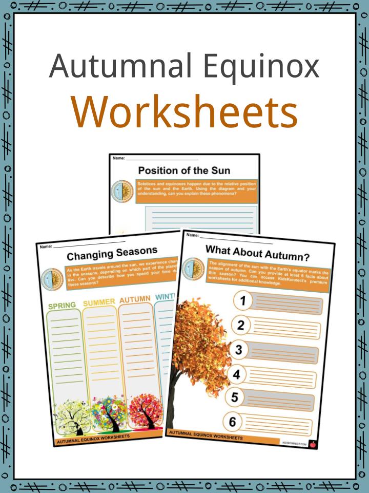 Autumnal Equinox Worksheets