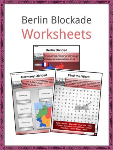 Berlin Blockade Worksheets