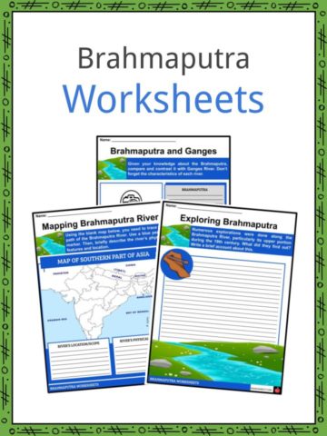 Brahmaputra River Worksheets