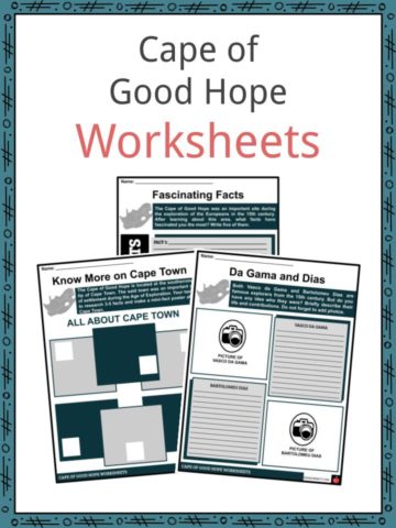Cape of Good Hope Worksheets