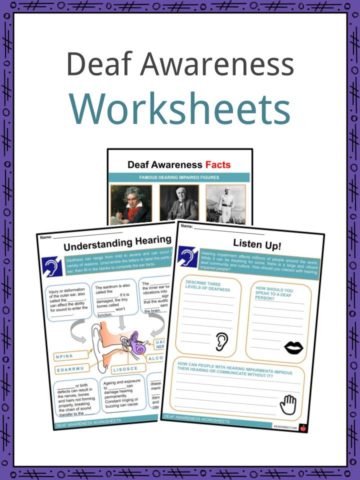 Deaf Awareness Worksheets