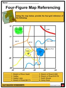 Map Reading Facts, Worksheets & Elelments in a Map For Kids